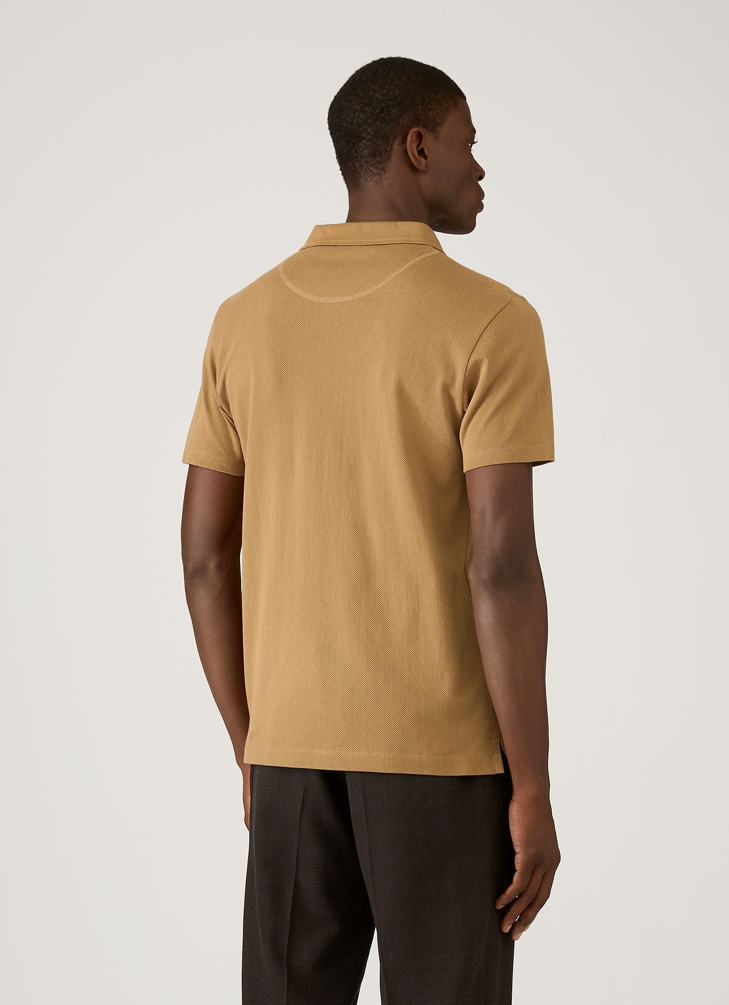 Men's Riviera Polo Shirt in Walnut XXL