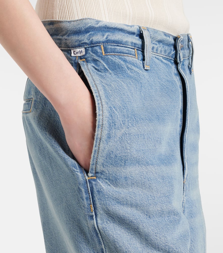 Ayla mid-rise wide-leg jeans