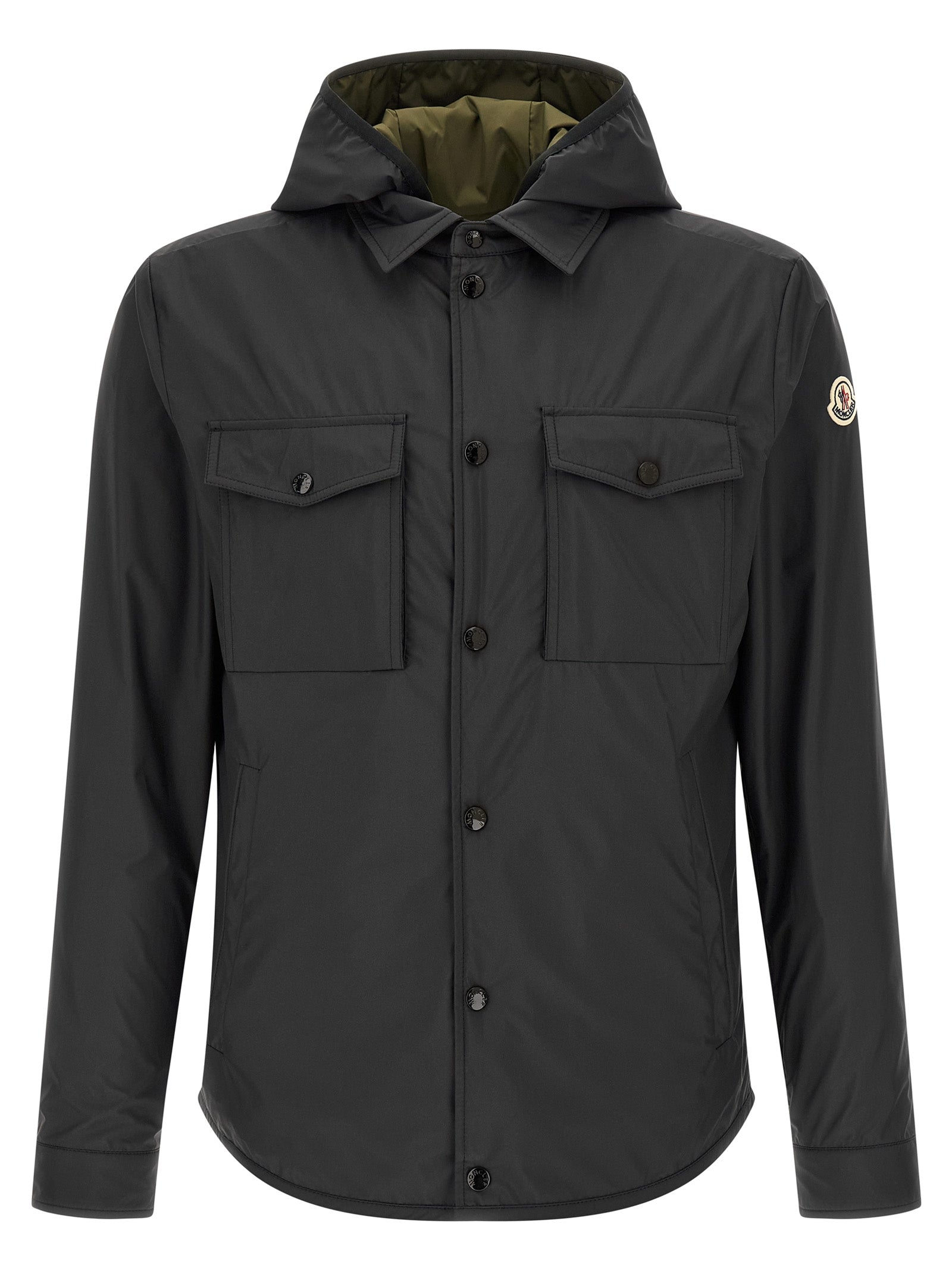 2-in-1 Removable Vest Jacket — Black