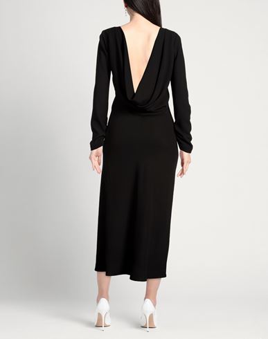 Woman Midi dress Black Size 0 Wool