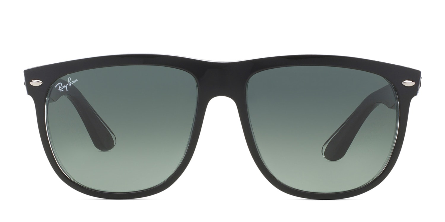 RB4147 Boyfriend Black/Clear