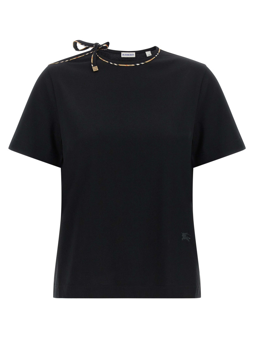 Black Solid Crew Neck T-Shirt