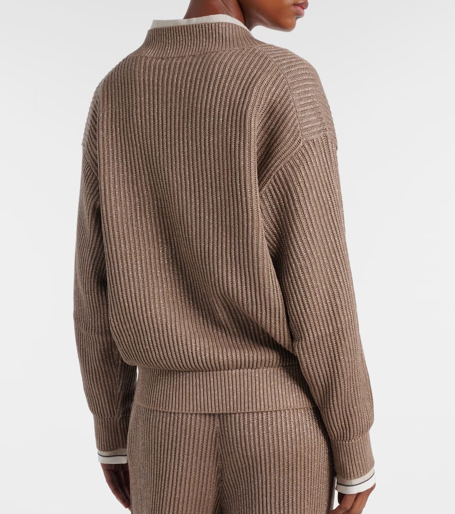 Cotton-blend sweater