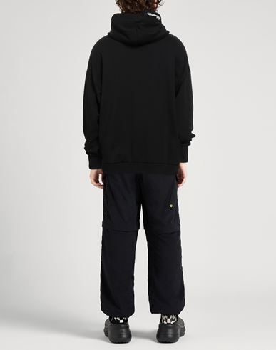 Man Sweatshirt Black Size S Cotton