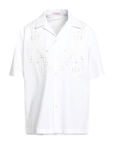 Man Shirt White Size 44 Cotton