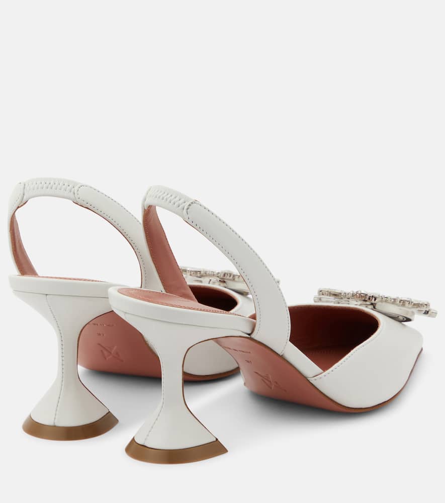 Begum 70 leather slingback pumps