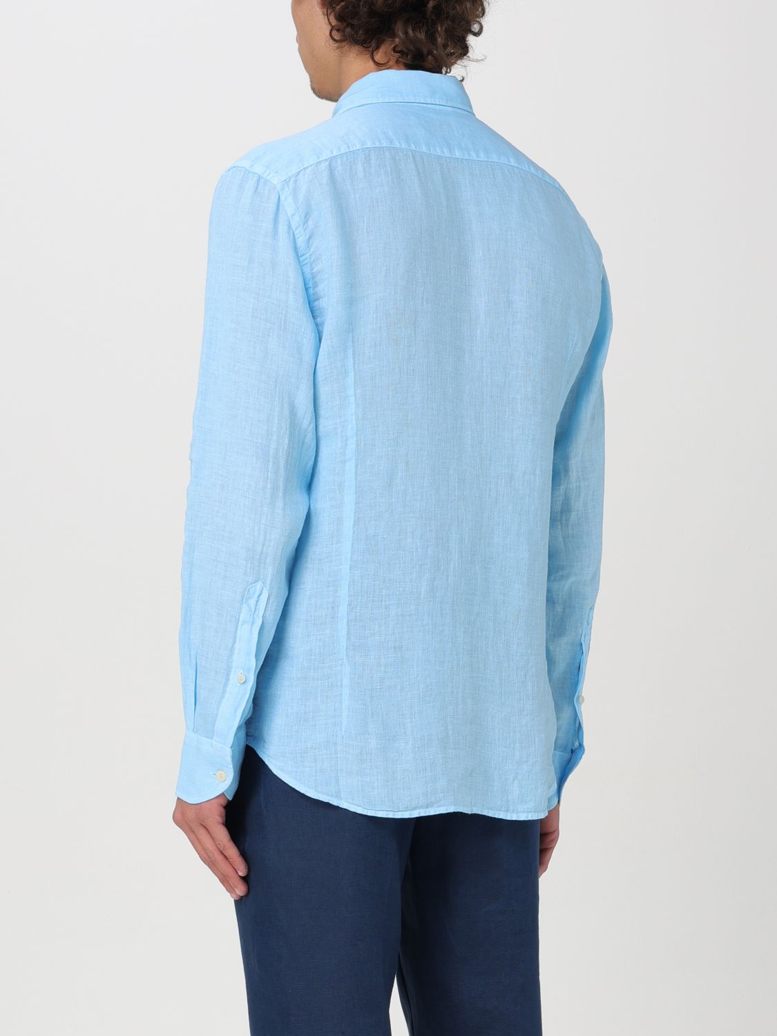 Shirt Men color Sky Blue