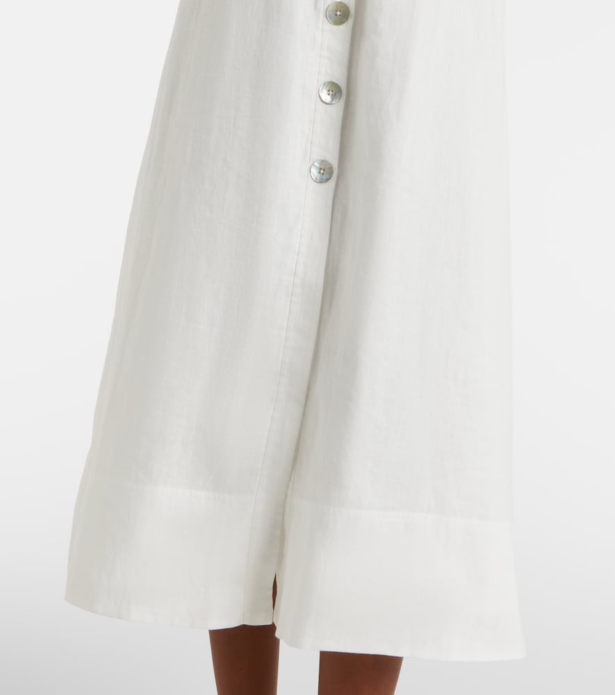 Georges linen midi dress