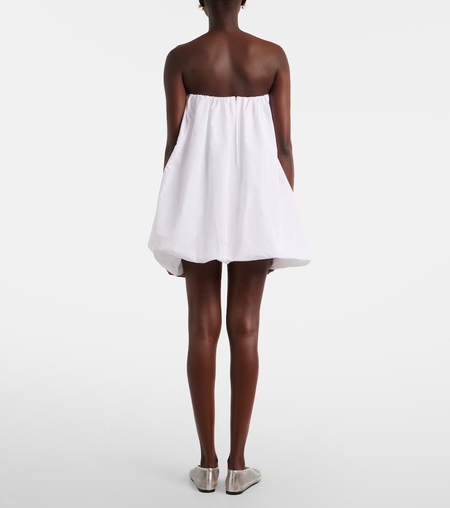 Strapless minidress