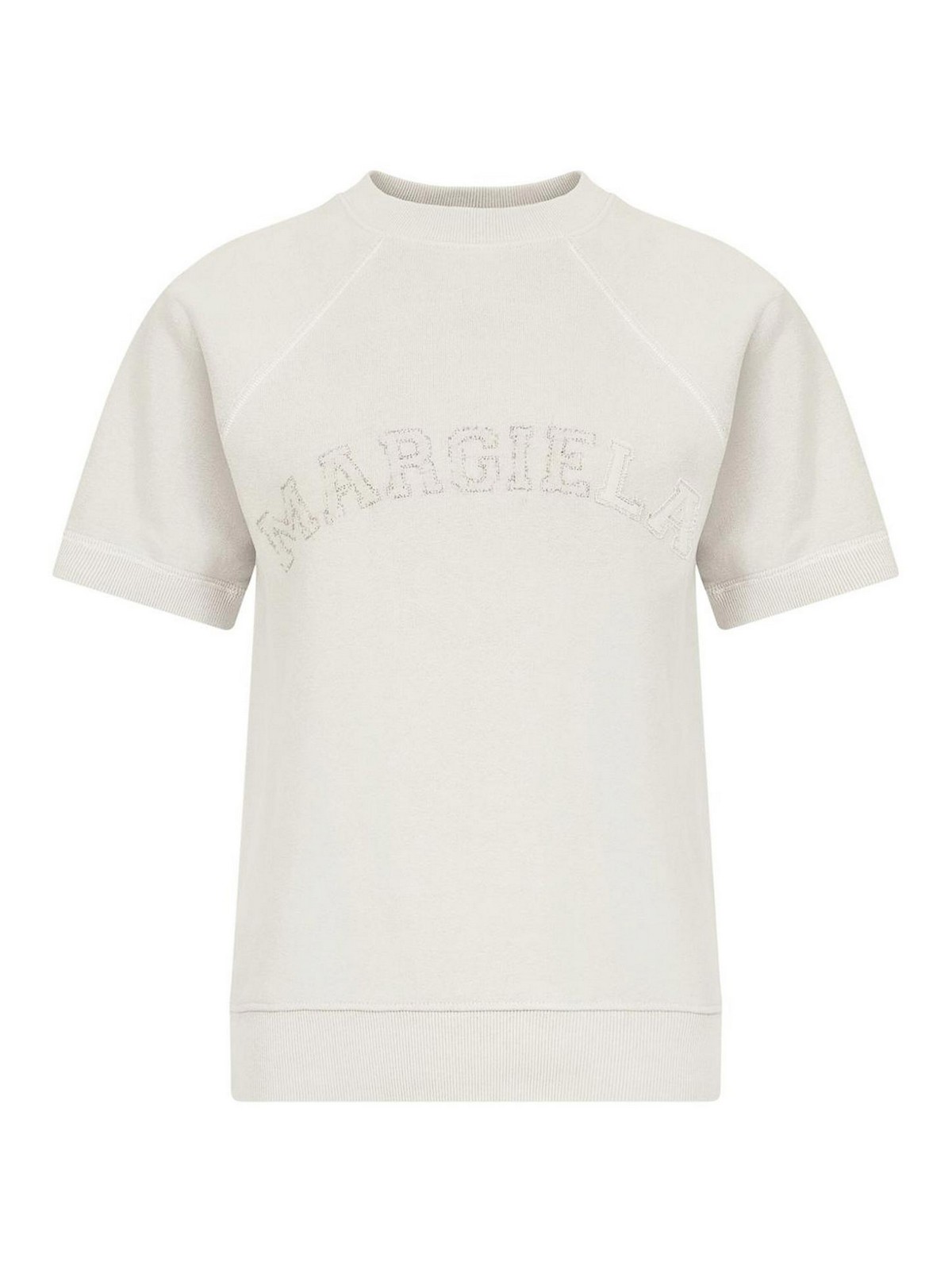 Cream White Cotton Sweatshirt