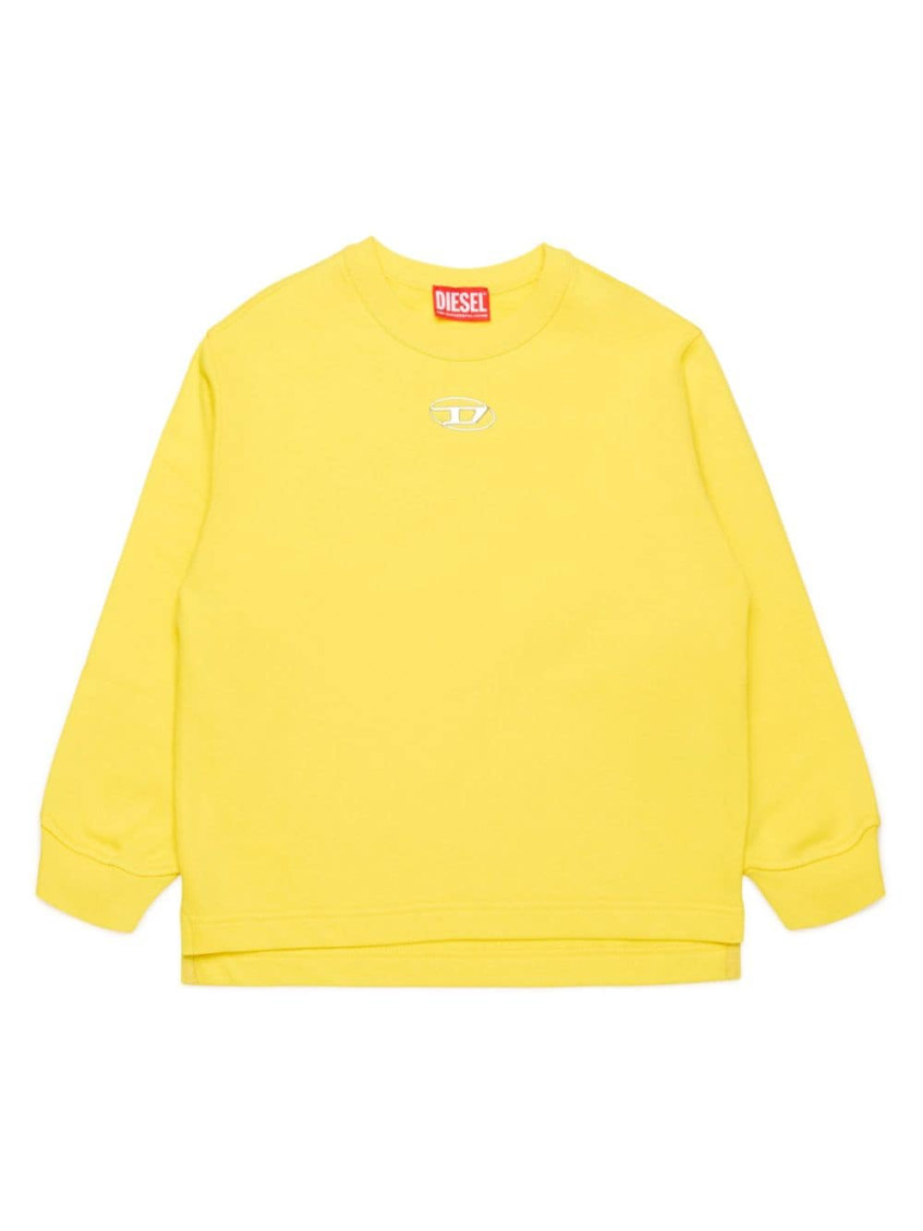 Boys Yellow Full Sleeves Sweatshirts