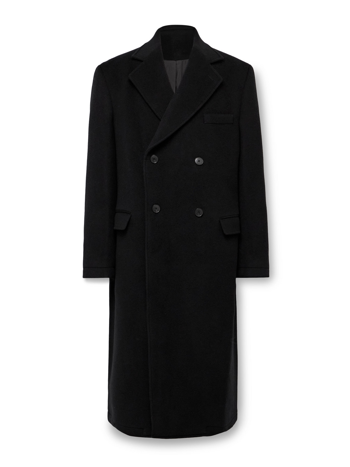 Conference Double-Breasted Recycled-Wool Coat