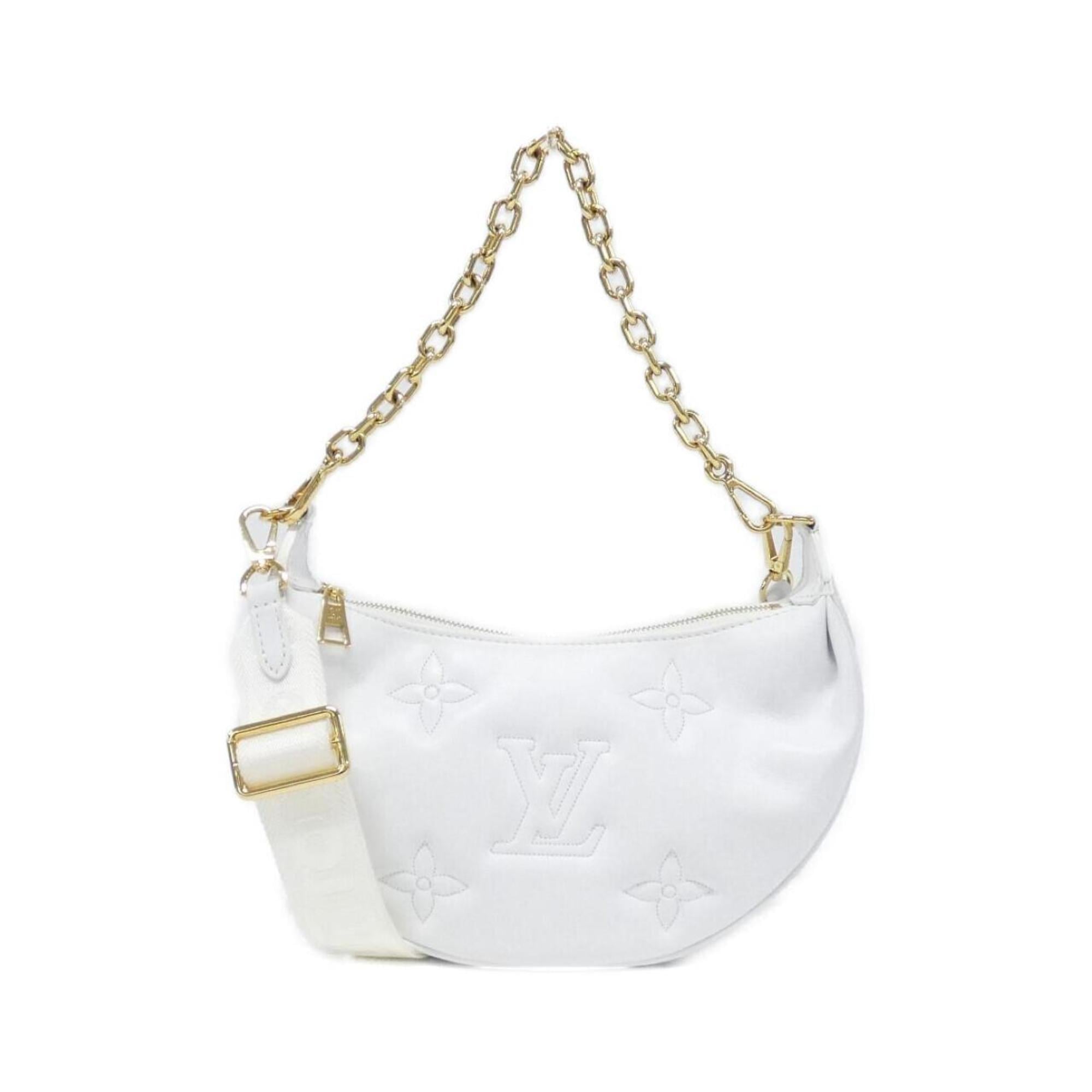 Louis Vuitton Off-White White Leather Shoulder Bag Pre-Owned