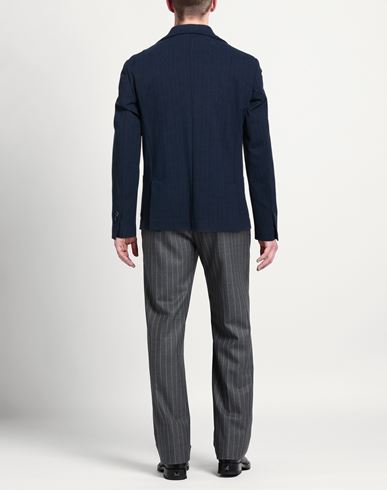 Man Blazer Midnight blue Size 38 Viscose, Polyamide, Elastane