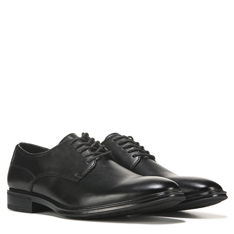Men's Derrick Plain Toe Oxford Shoes (Black)