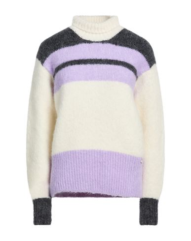 Woman Turtleneck Lilac Size 10 Alpaca wool, Polyamide, Elastane, Cotton, Viscose