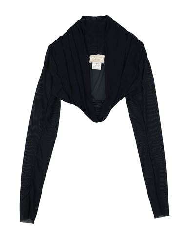 Kid Girl Wrap cardigans Midnight blue Size 12 Polyamide, Elastane