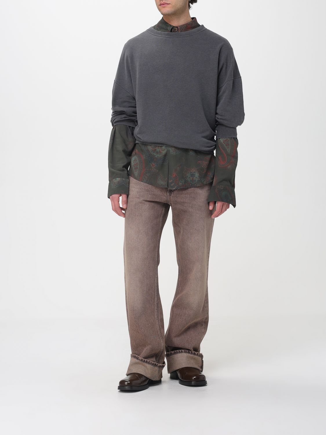 Shirt Men color Green