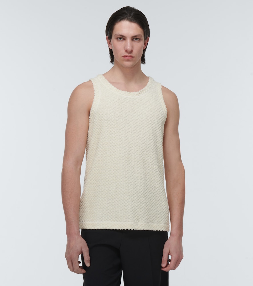 Cotton-blend tank top