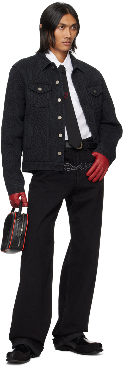 Stefan Cooke Black Stud Panel Derbys