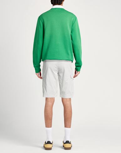Man Shorts & Bermuda Shorts Light grey Size 34 Cotton, Elastane
