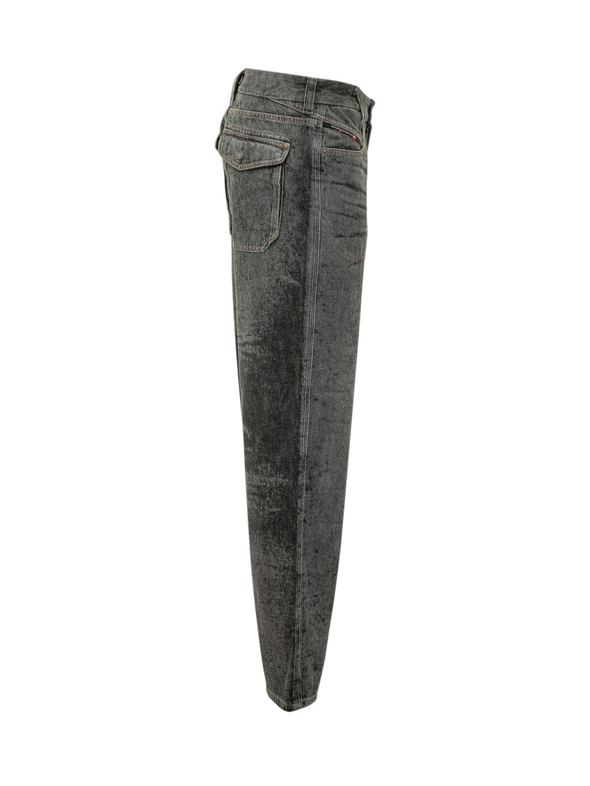 Relaxed Jeans Low Waist D-Marcus - Jeans - Man - Black