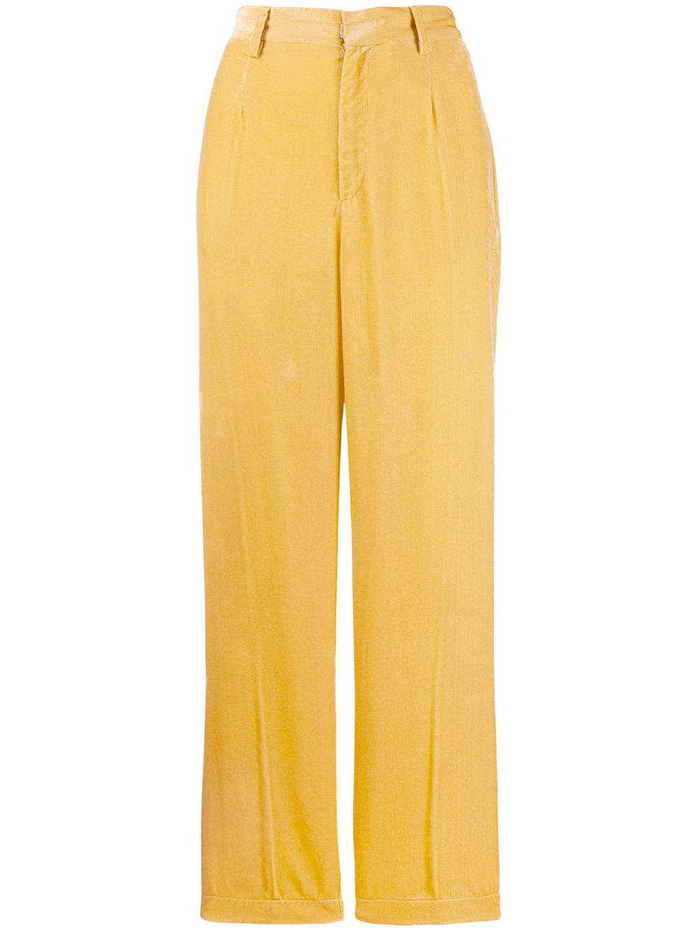 Vaniglia velvet trousers - Yellow