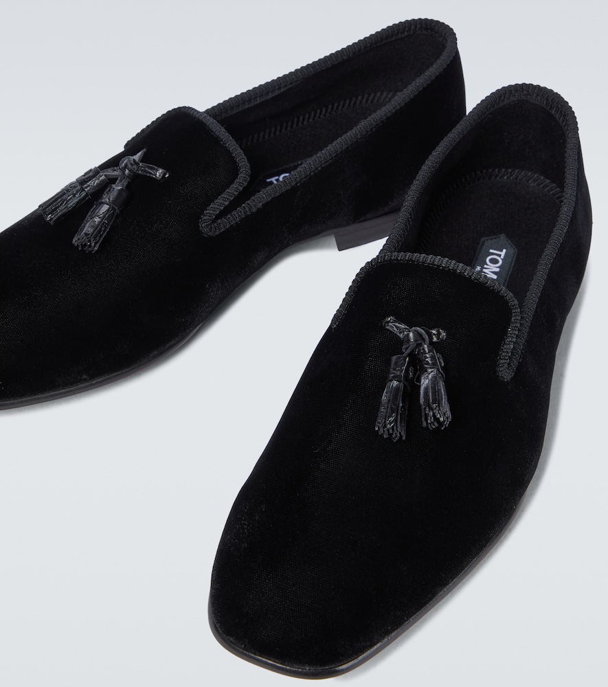Velvet loafers