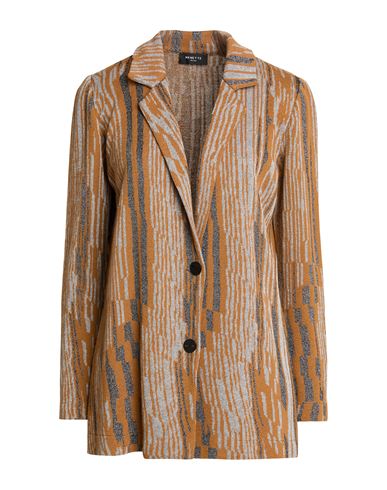 Woman Blazer Camel Size M Wool, Acrylic