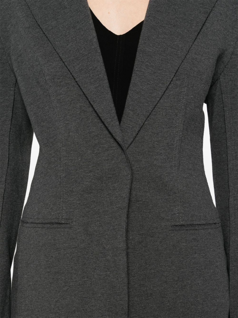 Single-breasted blazer - Grey