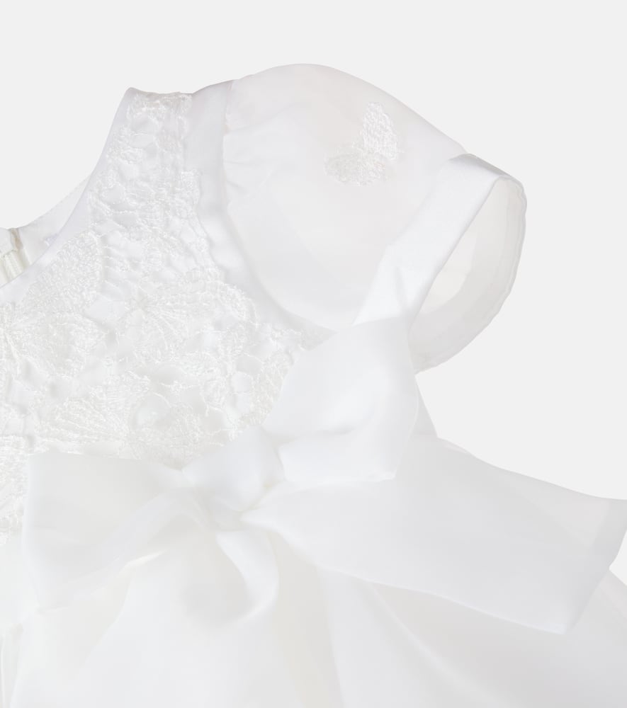 Baby lace-trimmed dress