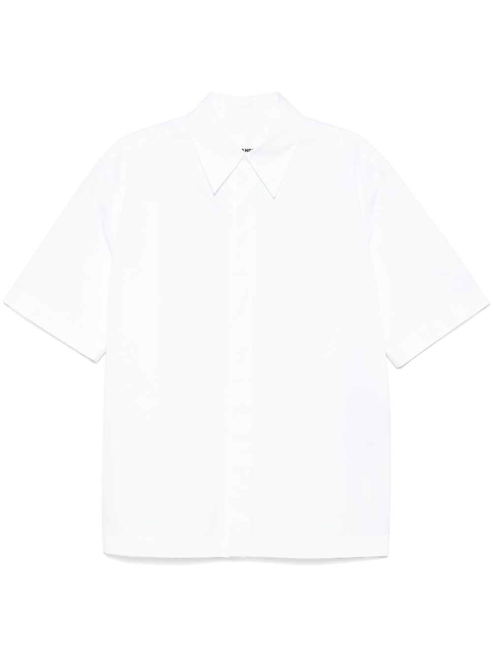 Cotton poplin shirt - White