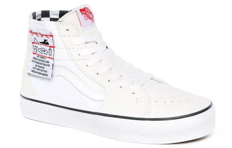 SK8-HI Tapered 'DIY - White'