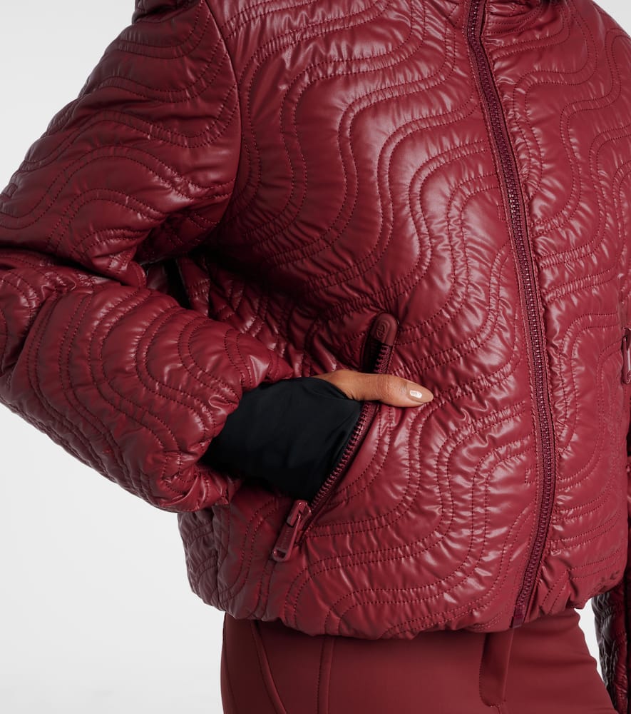 Solaria quilted down ski jacket