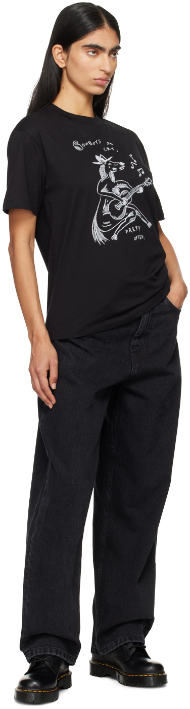 Carhartt Work In Progress Black Sad Cowboy T-shirt