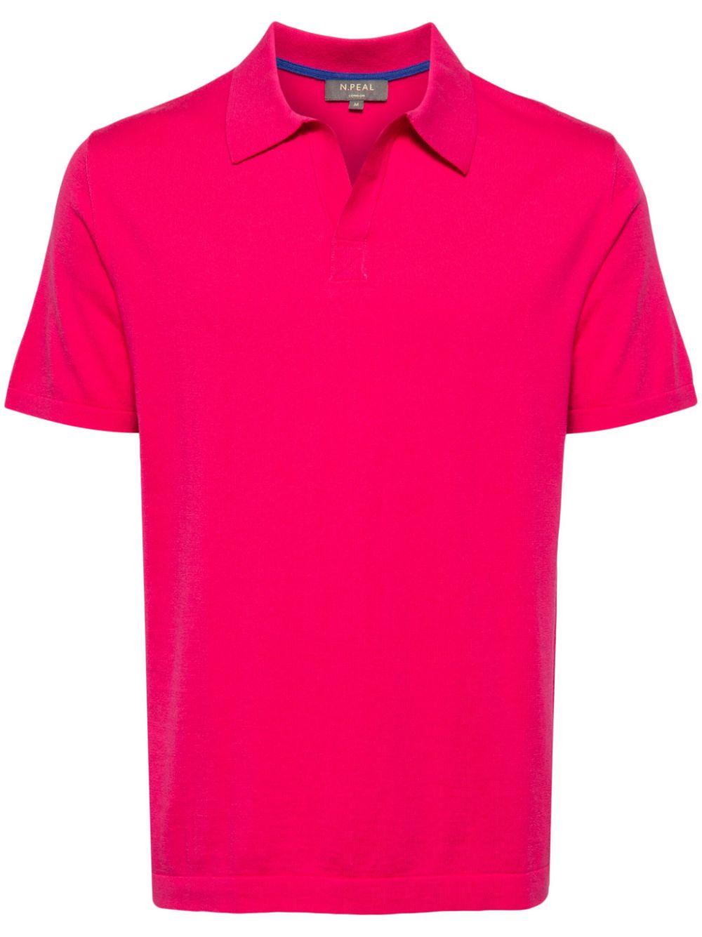 Fine-knit polo shirt - Yellow