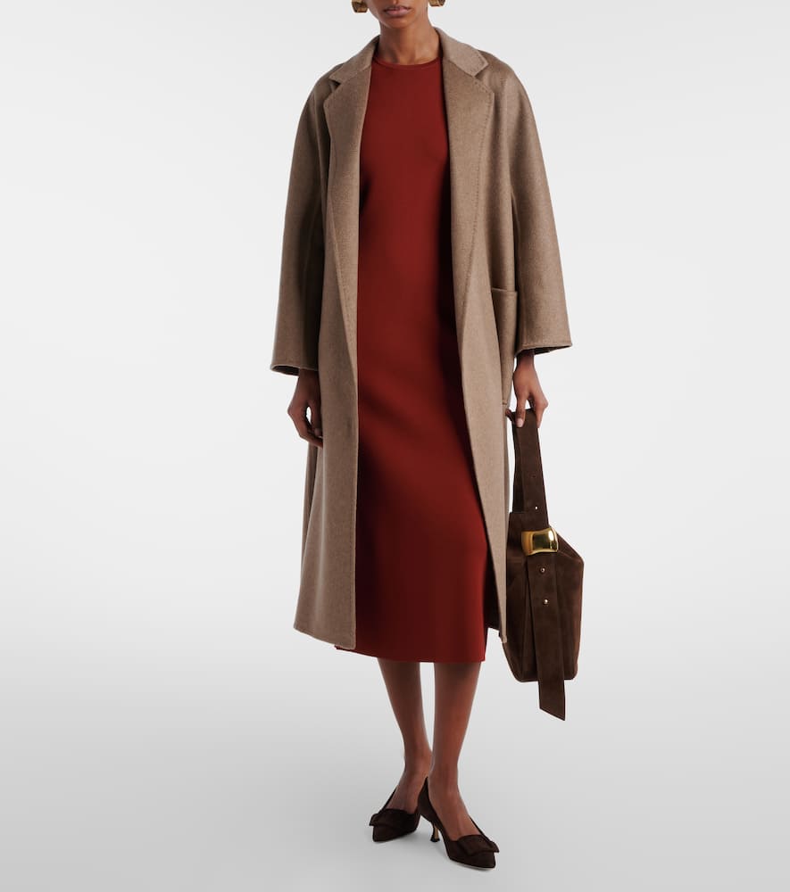 Jersey midi dress