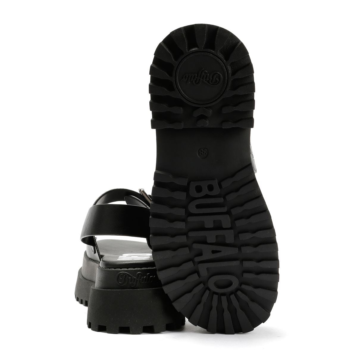 Buffalo Pluto Ari Women's Black Sanda
