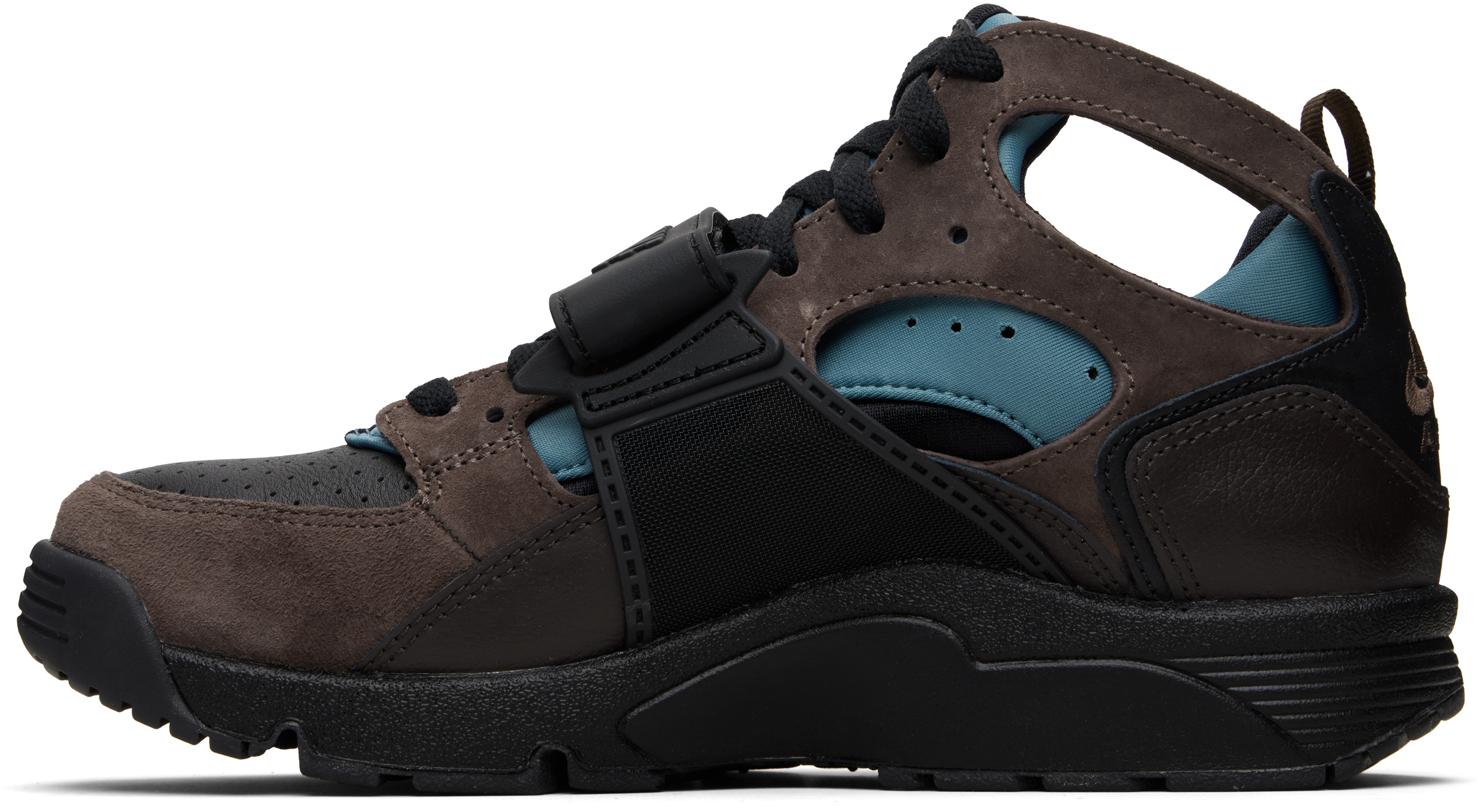 Black & Brown Air Huarache Sneakers