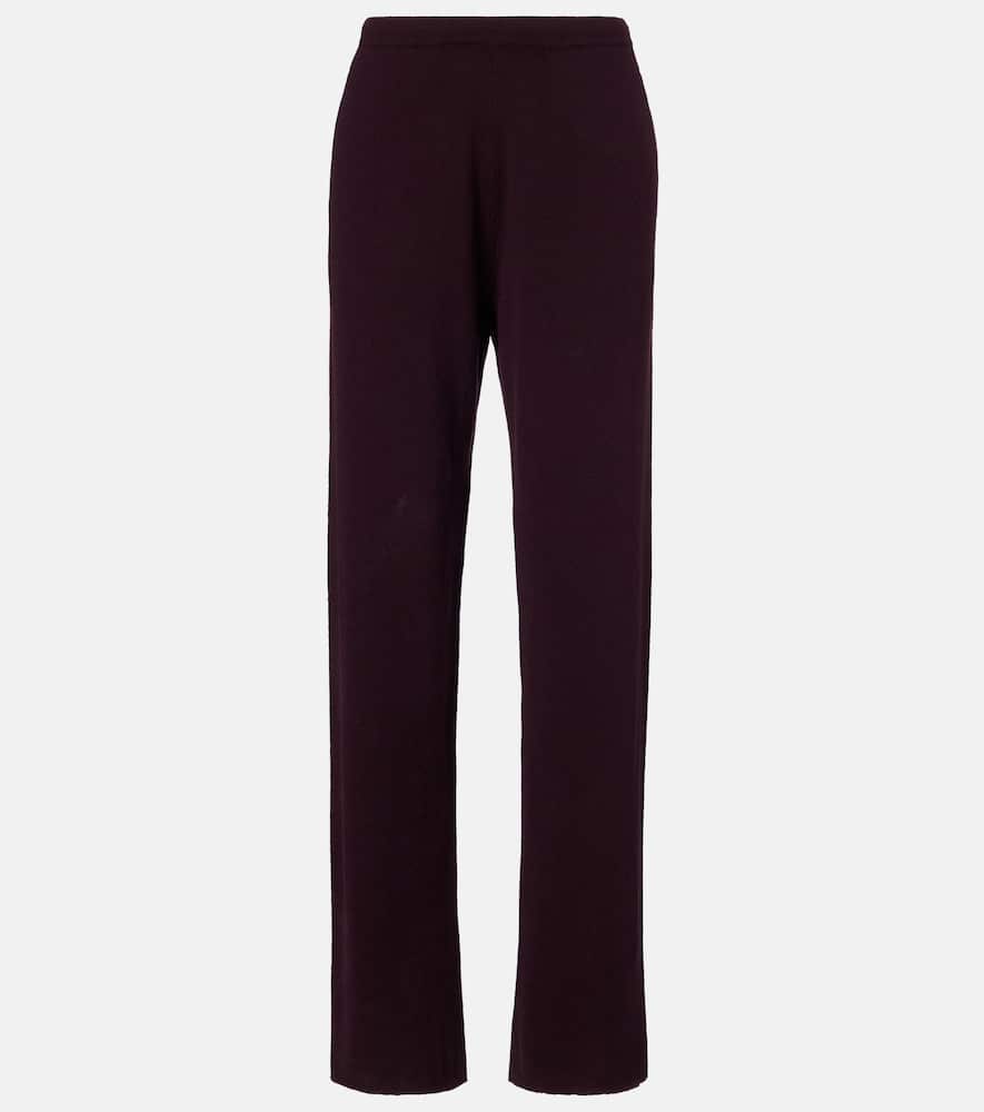 Rush cashmere-blend straight pants