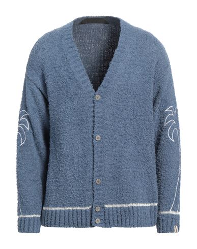 Man Cardigan Slate blue