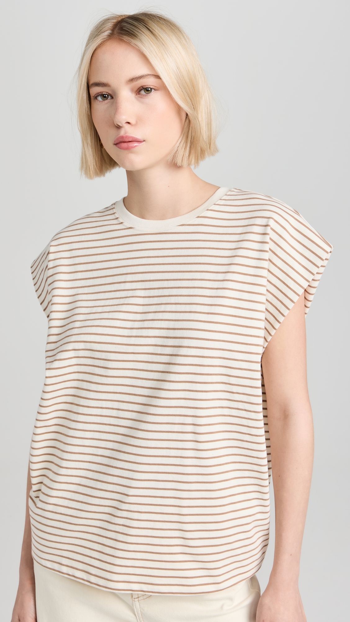 Trina Tee SABLE STRIPE