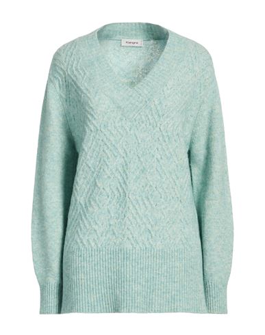 Woman Sweater Sky blue Size 6 Cotton, Alpaca wool, Polyamide, Wool, Elastane