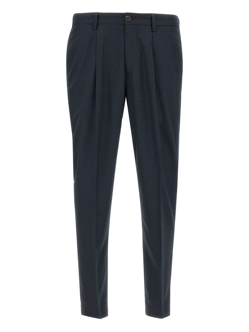 Pleated tailored trousers - Blue