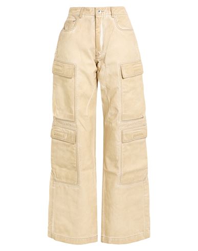 Woman Jeans Beige Size 27 Cotton
