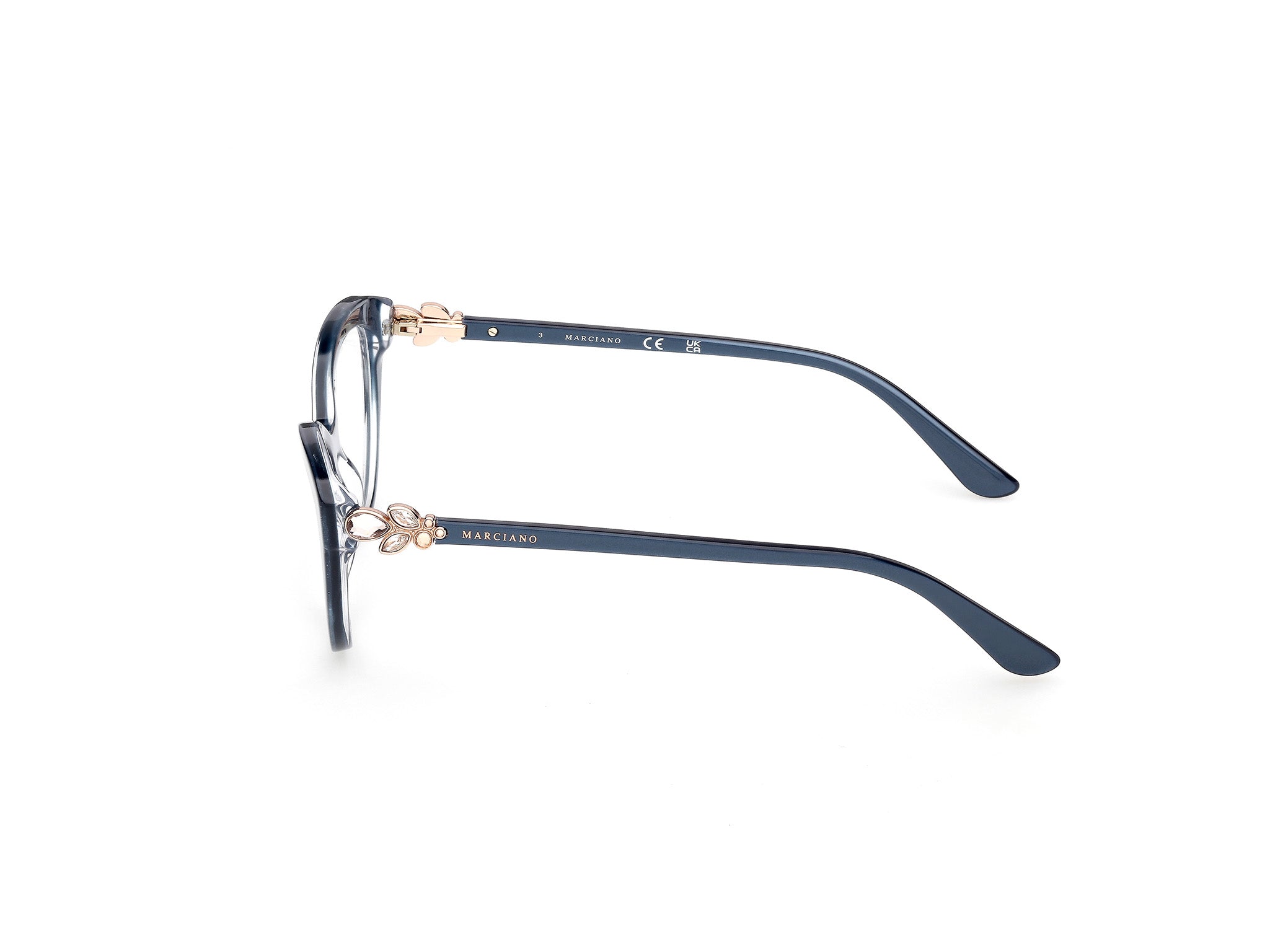 Guess by Marciano Mujer Guess by Marciano GM50049 092 Monturas ópticas Acetato Azul Cat Eye Norma