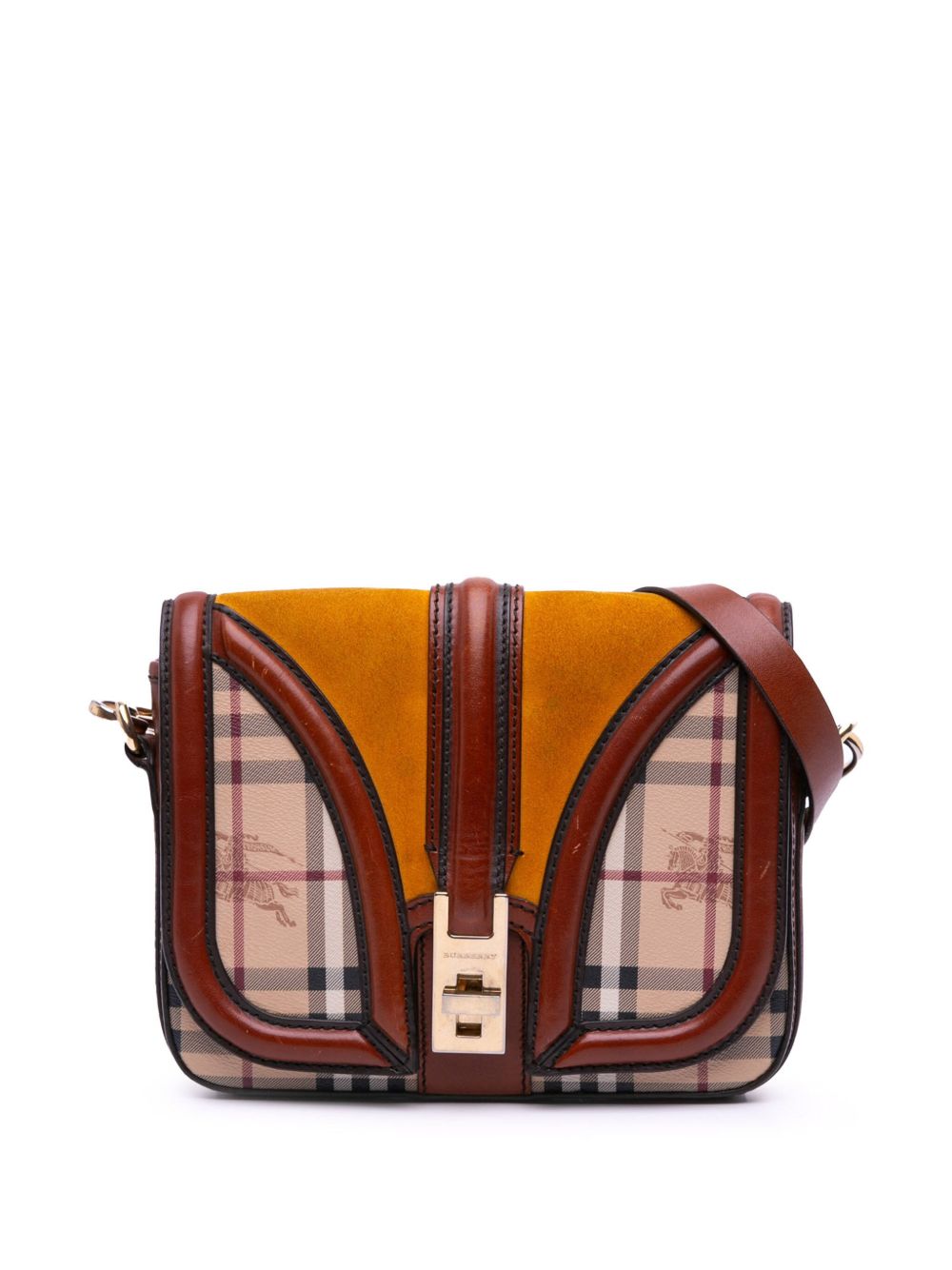 2000-2017 Haymarket Check Coated Canvas Brickfield crossbody bag - Brown
