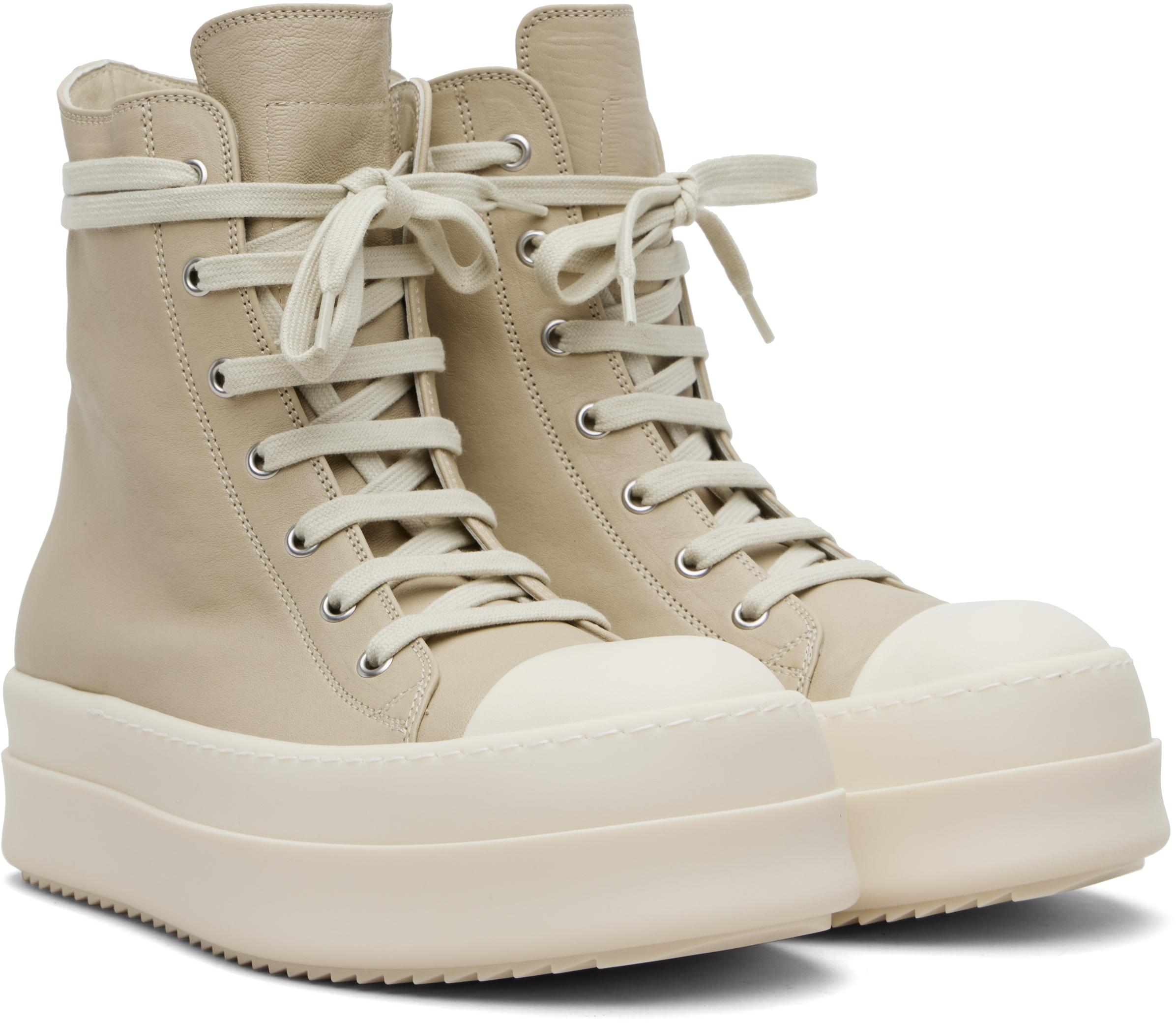 Beige Mega Bumper Sneakers