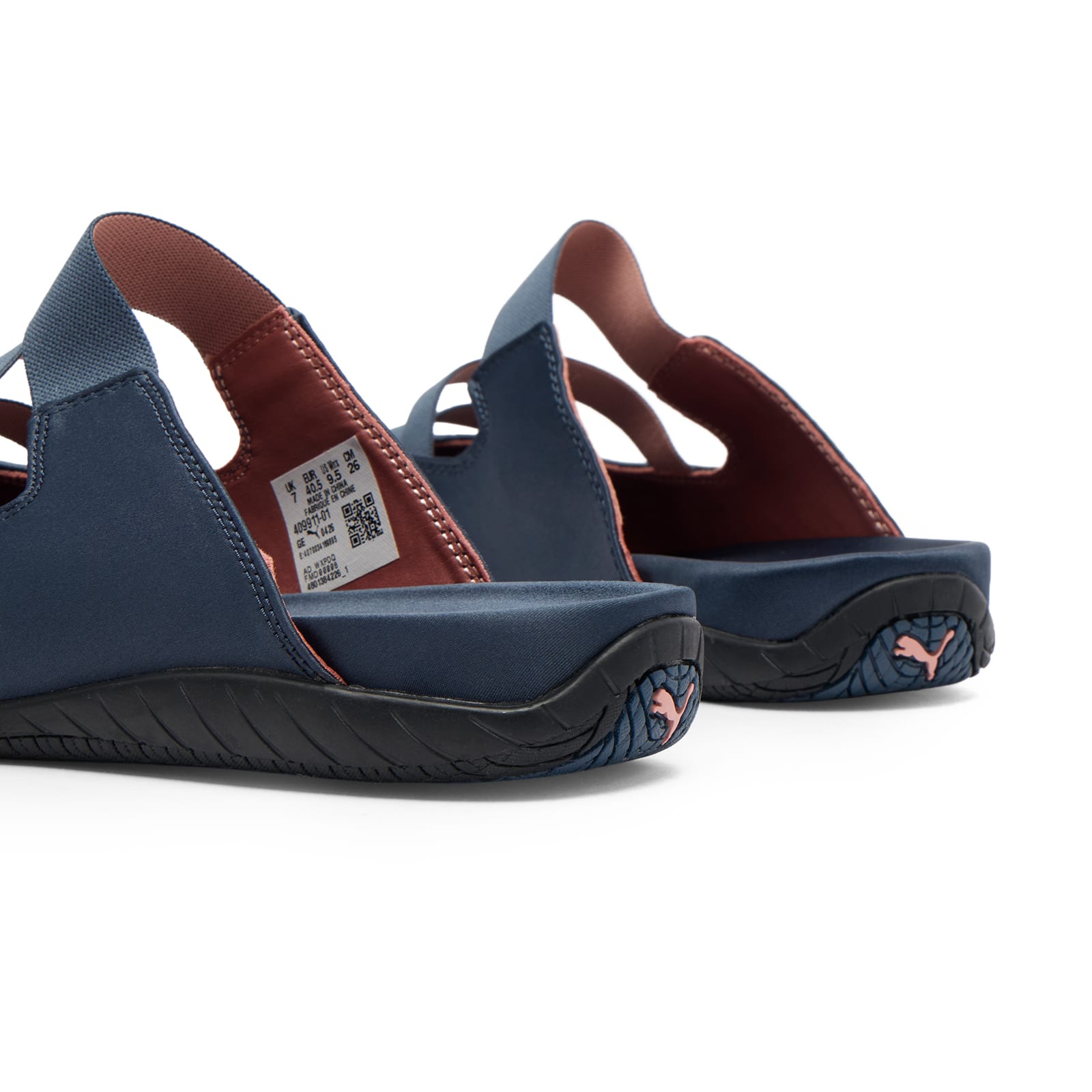 Women's Speedcat Satin Mule Sneaker Blue Gray/Black