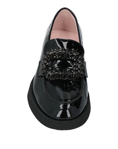 Woman Loafers Black Size 6 Leather